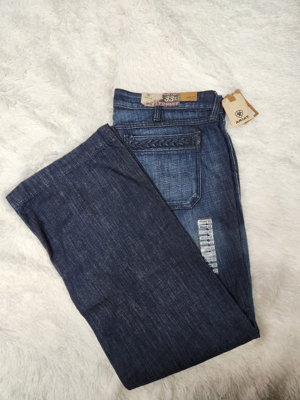 Ariat Women's Trouser Dark Blue Denim Jeans